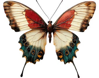 34 mariposas mixtas, mariposa, acuarela imprimible, JPG/PNG de alta calidad, descarga digital, manualidades de papel, diario basura