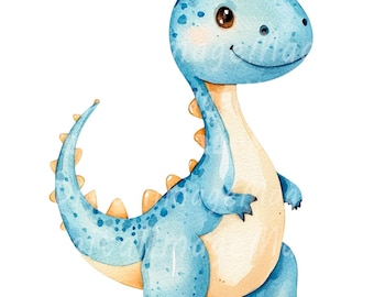 24 PNG Dibujos animados Dinosaurio Clipart, Dinosaurio Bebé, Clipart Acuarela Imprimible, PNGs Alta Calidad, Descarga Digital, Manualidades en Papel, Diario Basura