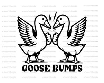 Goosebumps, Goosebumps SVG, Goosebumps PNG, Goosebumps  JPG, Retro Goose Svg, Cute Svg, Trendy Svg, Cricut Files, Silhouette Files, Clipart