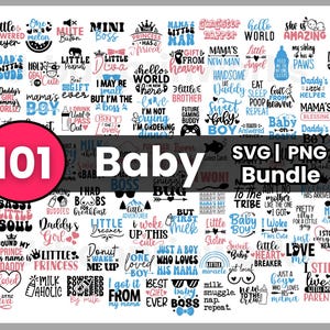 Baby Svg-bundel, babydouche Svg, pasgeboren Svg-bundel, babymeisje, babyjongen, grappige babycitaatbundel, babyjongen meisje Svg, schattige baby gezegden svg