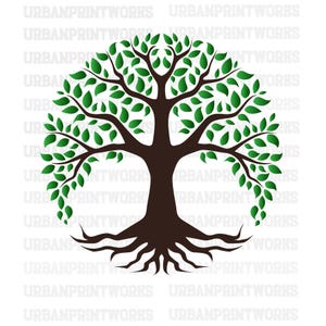 Árvore da vida SVG, Árvore Svg Árvore com raízes Svg Silhueta de árvore Árvore da vida SVG Árvore genealógica Svg Arquivo para Cricut, Reunião familiar Raízes da árvore