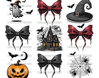 Halloween Bow Png, Coquette Bow Png, Halloween Bat Gothic Coquette Bow png, Girly Coquette Bow Pumpkin png, Black Coquette Png, trending png