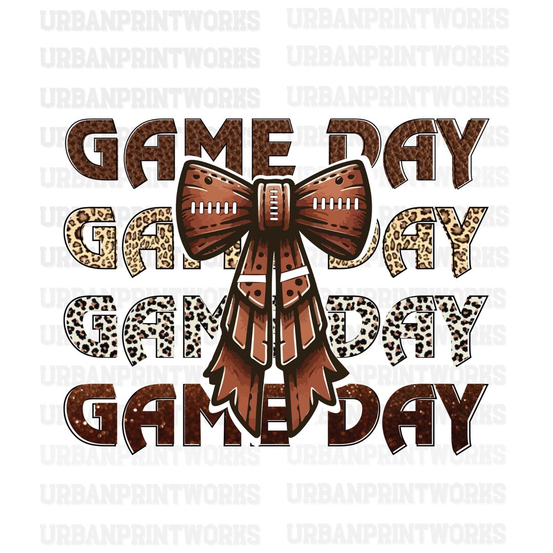 Football & Bows Game Day Knit Top