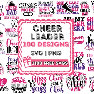 Cheer SVG Bundle, Cheerleading SVG, Cheer svg, Cheer Squad svg, cheer team svg shirt, cheerleader girl svg, cheer mom svg, Cut file cricut