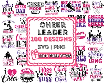 Cheer SVG Bundle, Cheerleading SVG, Cheer svg, Cheer Squad svg, cheer team svg shirt, cheerleader girl svg, cheer mom svg, Cut file cricut
