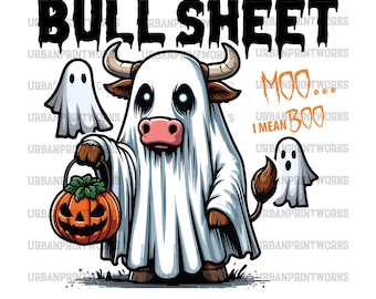 Moo I Mean Boo Png, Bullsheet Png, Funny Halloween shirt, Ghost Cows Png, Funny Cow Png, Cow Lover Png, Country Halloween, Fall sublimations
