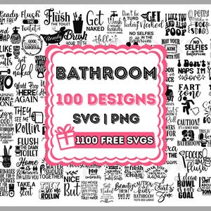 Badkamer Svg, badkamer Svg bundel, badkamer teken Svg, wasruimte Svg, badkamer citaten, toilet teken Svg, grappige badkamer Svg, Potty Dance svg