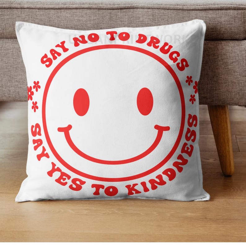 Say No to Drugs Say Yes to Kindness Svg, Red Ribbon Week Svg Png, Drug ...