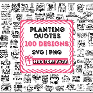 Pacote de Plantas Svg, Pacote de Citações de Plantas Svg, Amante de Plantas Svg, Mãe de Plantas Svg, Planta Engraçada em PNG, Citação de Jardinagem, Planta de Casa Svg, Pacote de Jardim Svg