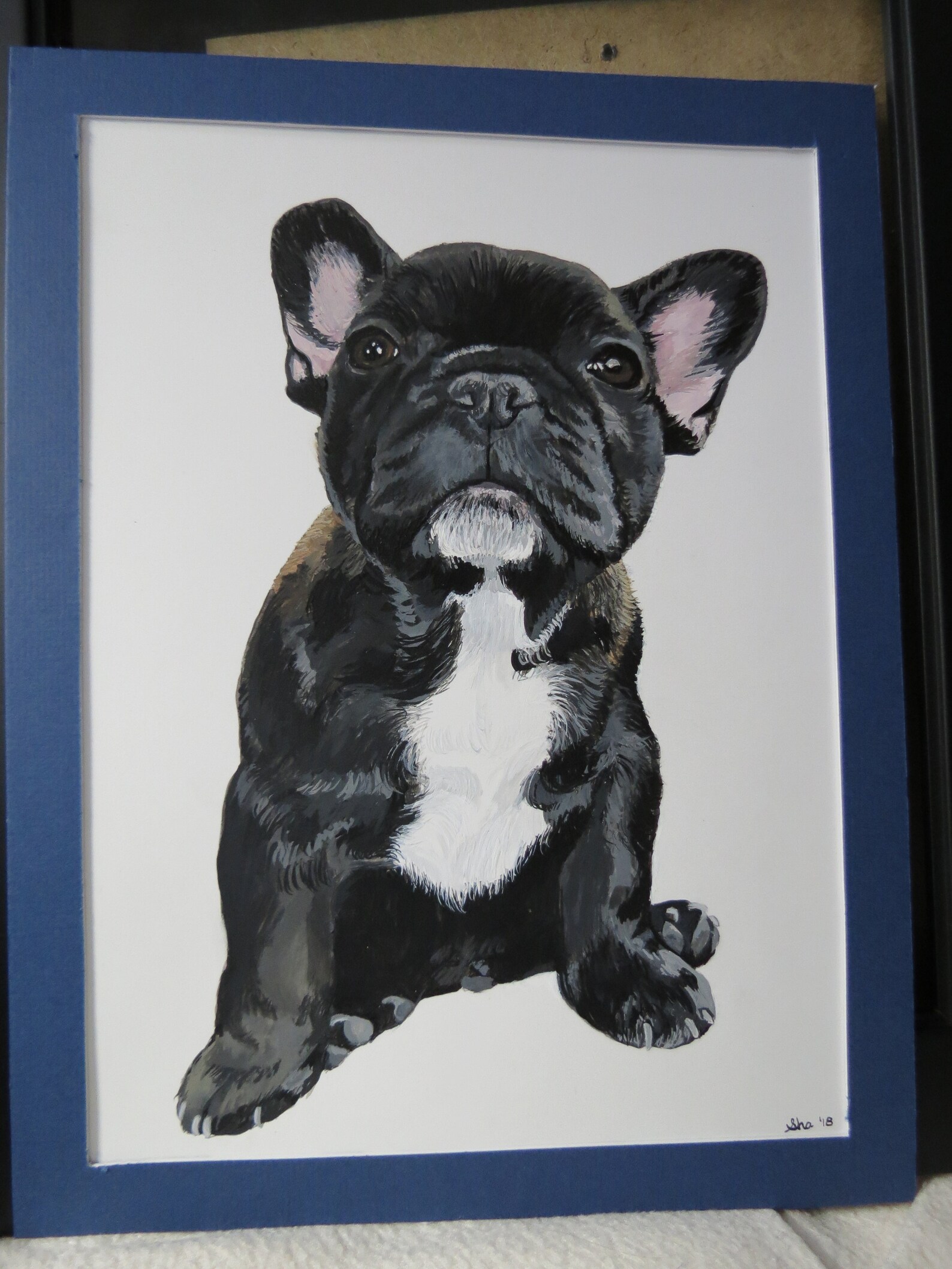 Portraits Paintings on Aluminized Paper Original Made to Order - Etsy