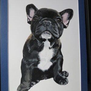 Portraits Paintings on Aluminized Paper Original Made to Order From Provided Photo 9 x 12 inches Any Animal  by Shannon Ivins