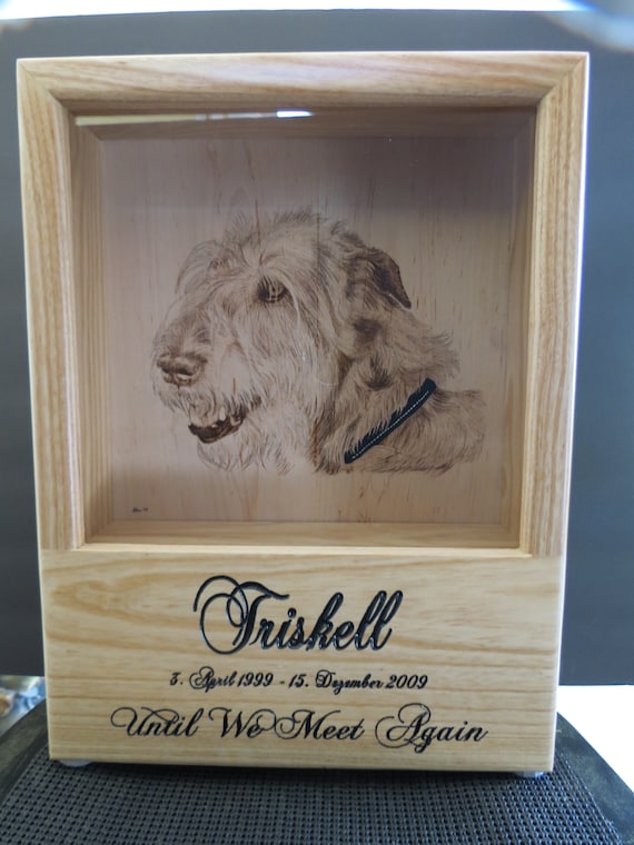 dog urn box