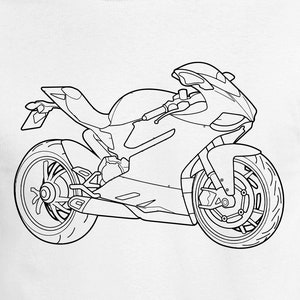 File di taglio digitale per motociclette / Cricut / Silhouette Cameo / File di taglio Svg / File digitali / PDF / Eps / DXF / PNG / Moto