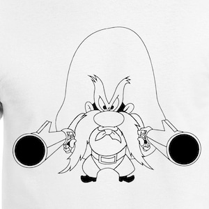 Yosemite Sam Archivos de corte digital / Cricut / Silhouette Cameo / Archivos de corte SVG / Archivos digitales / PDF / Eps / DXF / PNG / Looney