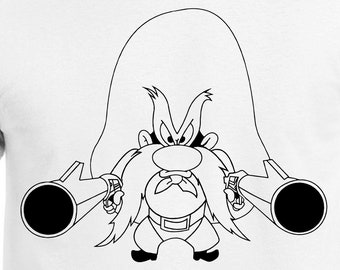 Yosemite Sam Digital Cut Files | Cricut | Silhouette Cameo | Svg Cut Files | Digital Files | PDF | Eps | DXF | PNG | Looney