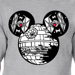 Micky Star Wars Death Star Digital Schnittdateien | Cricut | Silhouette Cameo | SVG-Schnittdateien | Digitale Datei | PDF | Eps | DXF | PNG | Krieg der Sterne