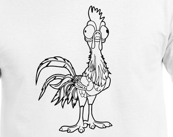 Hei Hei Archivos de corte digital / Cricut / Silhouette Cameo / Archivos de corte SVG / Archivos digitales / PDF / Eps / DXF / PNG / Moana