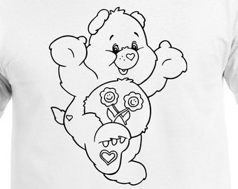 Friend Bear Digital Cut Files | Cricut | Silhouette Cameo | Svg Cut Files | Digital Files | PDF | Eps | DXF | PNG | Care Bears