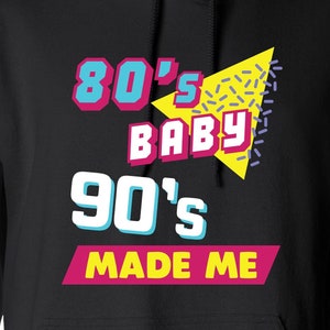 80's Baby 90's Made Me File di taglio digitale / Cricut / Silhouette Cameo / File di taglio Svg / File digitali / PDF / Eps / DXF / PNG / 40 anni