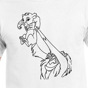 Rafiki & Simba digitale cut-bestanden | Cricut | Silhouetcameo | SVG-bestanden knippen | Digitale bestanden | Pdf | Eps | DXF | PNG | De Leeuwenkoning