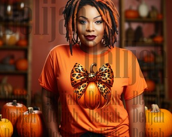 Halloween Kürbis Png, Kokett Bogen, Spooky Mama Png, Gepard designs Sublimation / Printable Design | Sofortdownload | PNG-DOWNLOAD