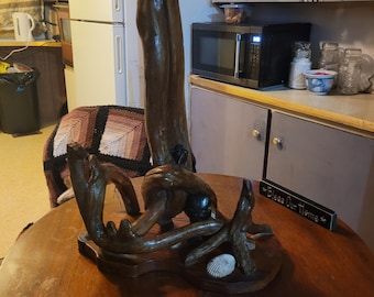 Driftwood Art Piece Done In 1974