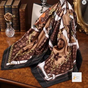 Louis Vuitton Large Scarves - Etsy