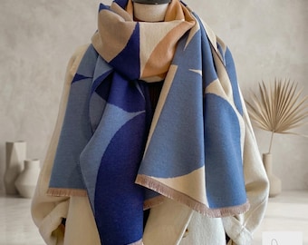 Luxus Karierter Kaschmir Schal Frauen Winter Warm Pashmina Schal Dicke Decke Wrap Hijab