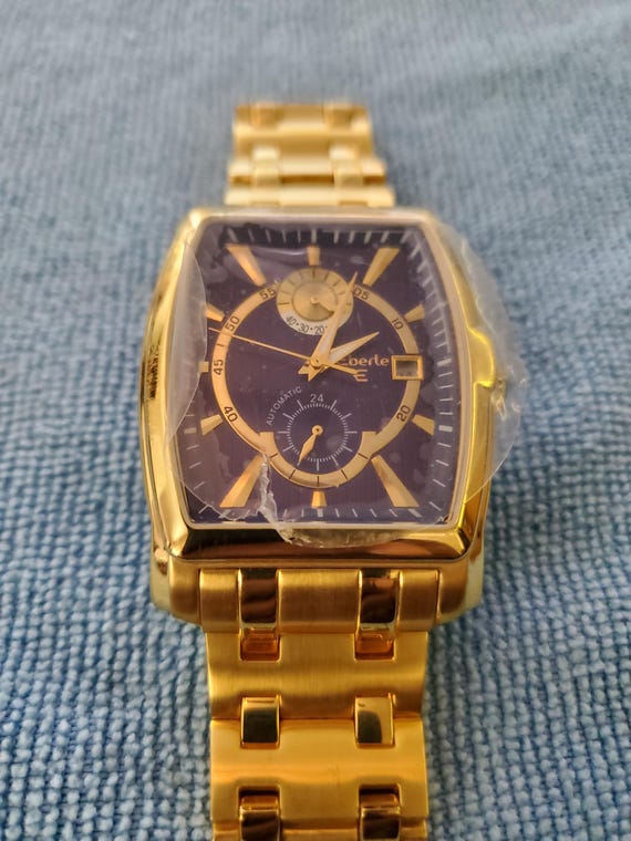 WATCH, Men's " EBERLE " automatic - Two dial - St… - image 1