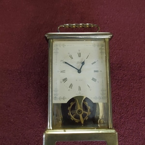 快適グッズ・旅行小物 Schatz VINTAGE TRAVEL CLOCK Schatz Travel Clock - Etsy