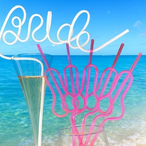 Bride Straw | bridal gift | Bachelorette Party Decorations | Bachelorette Party Favors | Bride To Be Gift| bachelorette decor