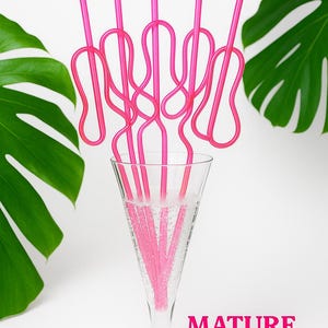 Bachelorette Straws | Bachelorette Party favors | Camp Bachelorette Party gifts | Funny Bridesmaids Gifts | Bachelorette Party Supplies