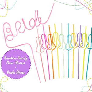Bachelorette Straws | Bachelorette Party favors | Camp Bachelorette Party gifts | Funny Bridesmaids Gifts | Bachelorette Party Supplies