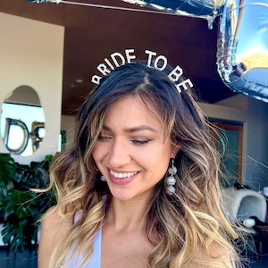 Bride to be headband | Bridal shower gift bride gift | Bachelorette party decorations | Bachelorette party favors, Engagement party gift