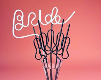 Bachelorette Straws | Bachelorette Party Decorations | Nashville Bachelorette Party Favors | Bride To Be | Bachelorette Party Supplies