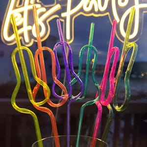 Pajitas de despedida de soltera arcoíris / Recuerdos de despedida de soltera / Regalos de despedida de soltera de campamento / Regalos divertidos para damas de honor / Despedida de soltera