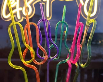 Rainbow Bachelorette Straws | Bachelorette Party favors | Camp Bachelorette Party gifts | Funny Bridesmaids Gifts | Bachelorette Party
