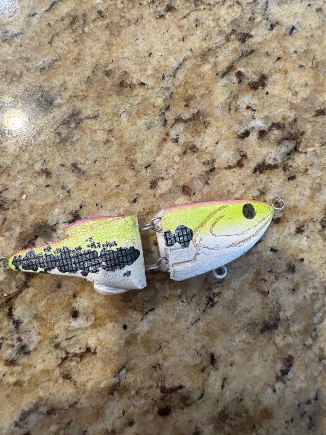 Trashy Crappie Glidebait - Leurre Souple Throwback Baits 6 Pouces (Threadfin)