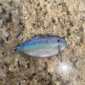 custom made 3 inch wooden wakebait with rattle