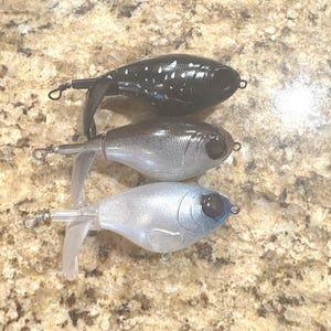 3.5” whopper plopper custom painted