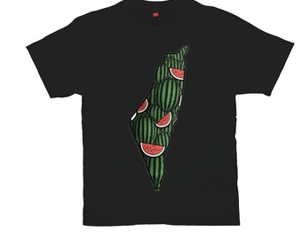 Watermelon Nation bomulls-t-shirt