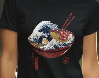 Wave Ramen T-Shirt | Hokusai Japanese Art Tee
