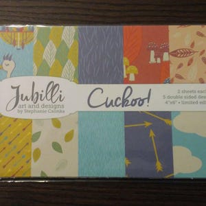 Cuckoo Clock 4x6in Patterned Cardstock for Card Fronts, Pocket Page Cards image 3