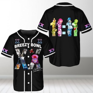 Chris Brown Baseball Jersey, Chris Brown Tour Shirt, Breezy Bowl Football Jersey, Breezy Bowl XX 2025 Shirt, Chris Brown 11 11 Jersey
