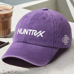 Embroidered Huntrix Unisex Hat, Kpop Demon Hunters Classic Cap, Saja Boys Men Cap, Saja Girls Women Cap, Demon Hunters Tiger Cap Gift