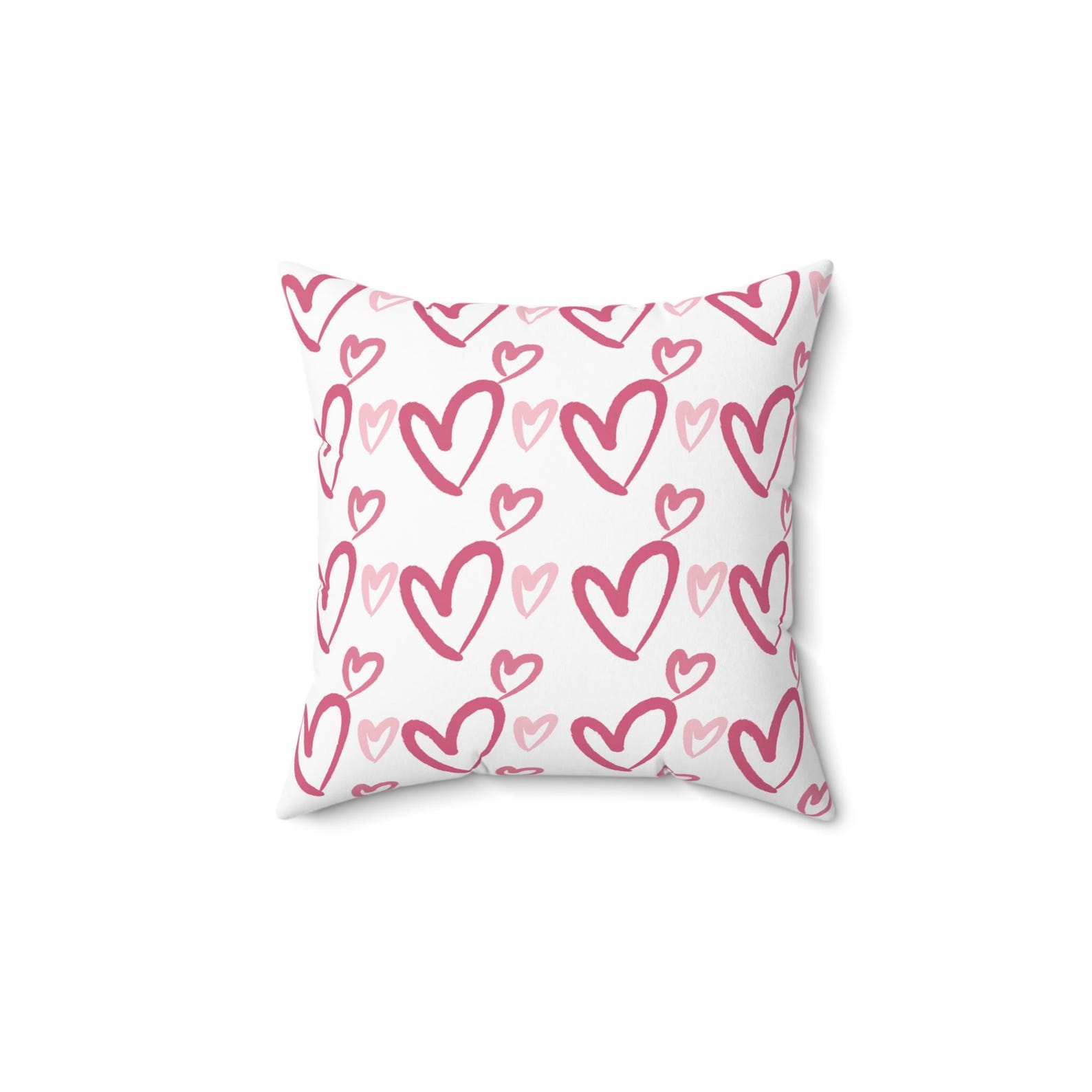 Motocross Girlfriend Heart Large Square Pillow