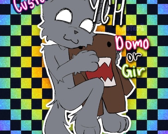 Domo/Gir Scene Fursona YCH (read desc!!)
