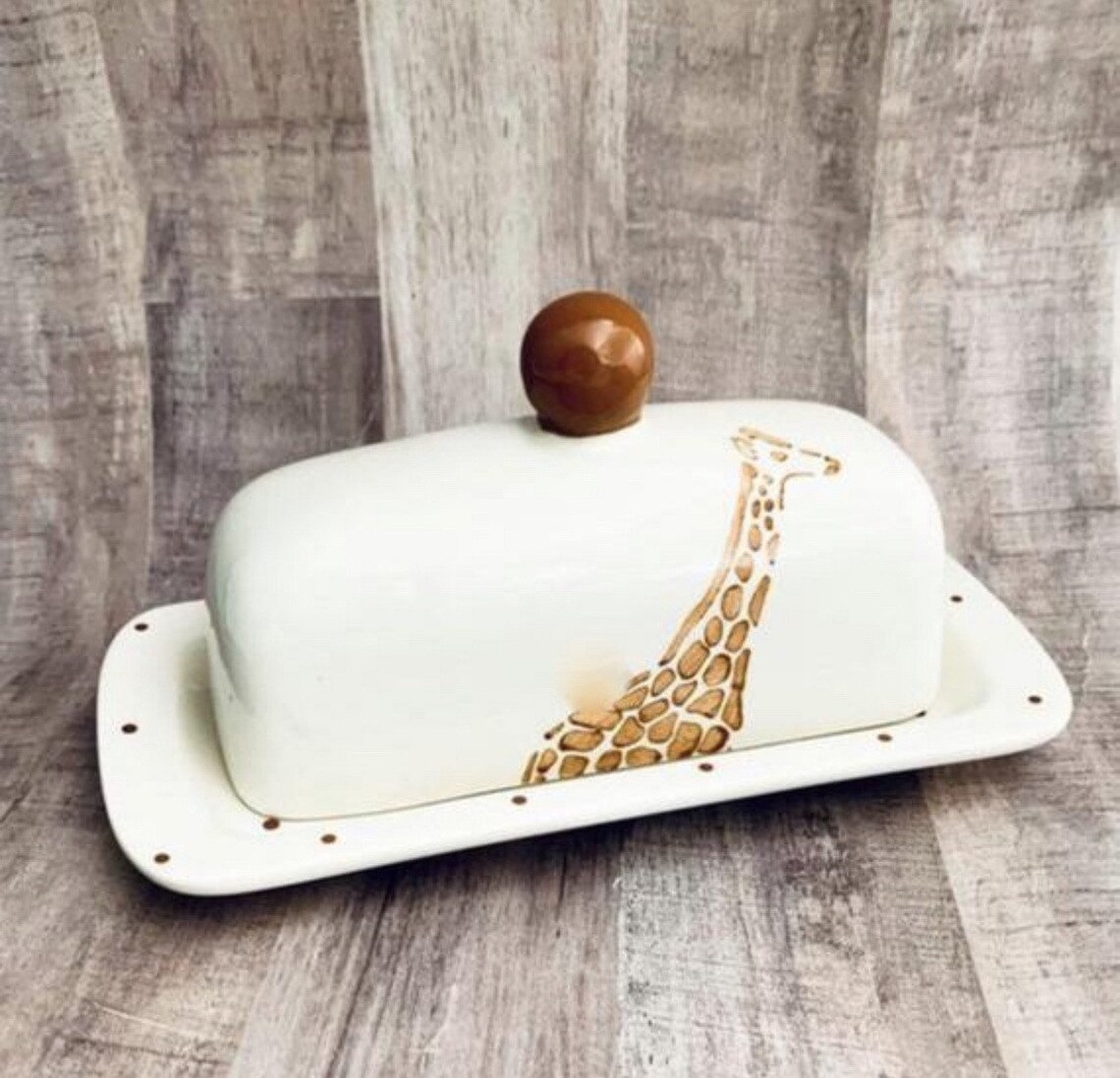 Elephant Single Butter Dish.Knobbed. Elephant. Butter. Etsy