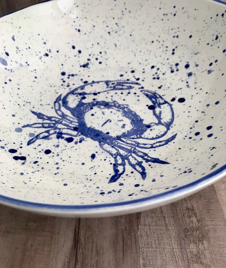 Pasta Bowl Bowl Crab Pasta Bowl Pasta Handmade by Sara Hunter
