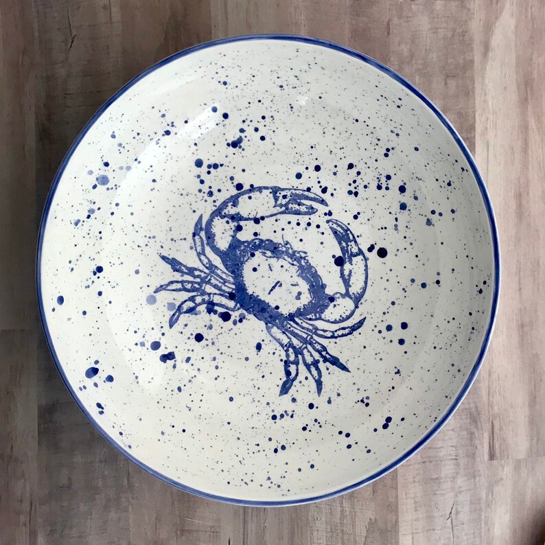 Pasta Bowl Bowl Crab Pasta Bowl Pasta Handmade by Sara Hunter